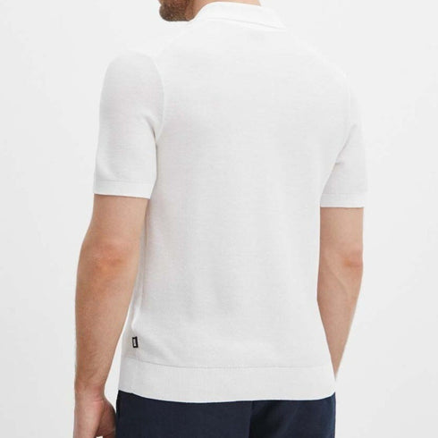 Boss Polo Polo Uomo Tempio con scollo a V Bianco - Francavilla Moda